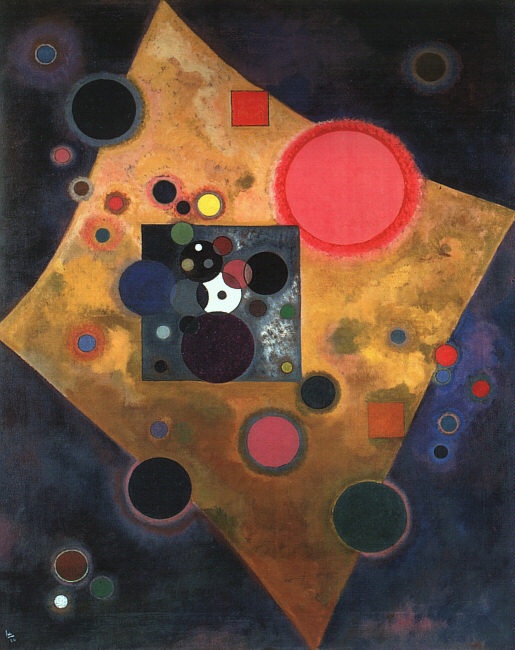 Photo:  Kandinsky. Accent on Rose. 1926